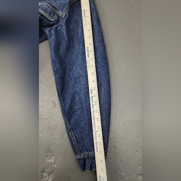 ❤️ VINTAGE LEE RIDER SANFORIZED MADE IN USA WOMEN'S DENIM/ JEAN JACKET MEDIUM ❤️ - Picture 13 of 13